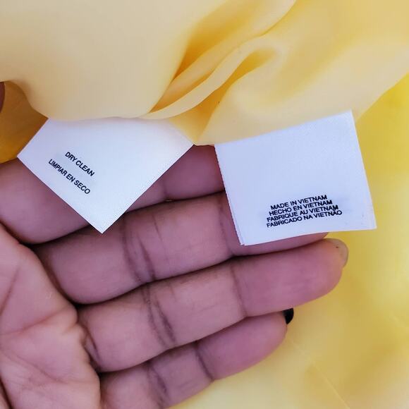 Kasper Yellow Floral Daisy Pattern Career Blazer 14 - Picture 9 of 9